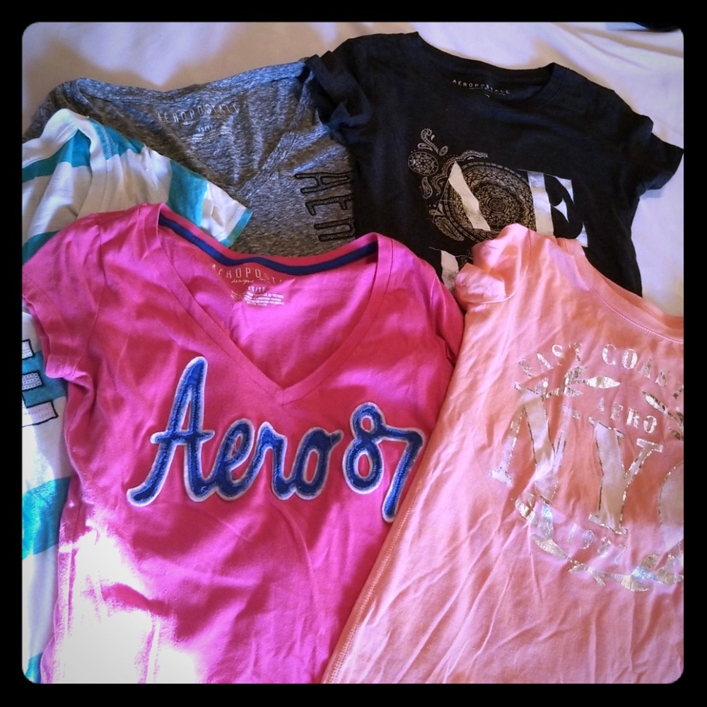 Lot of 5 Aeropostale shirts